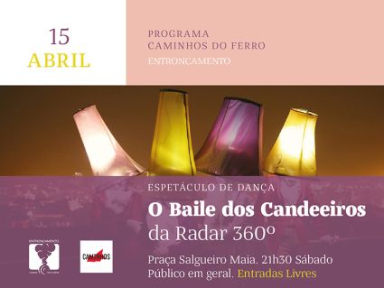 O Baile dos Candeeiros . Espetáculo de Dança na Praça Salgueiro Maia